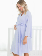 Load image into Gallery viewer, Blue Bamboo Robe