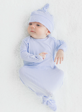 Load image into Gallery viewer, Knotted Striped Baby Gown