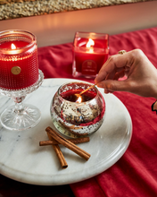 Load image into Gallery viewer, Silver Globe Candle