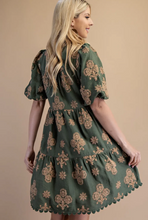 Load image into Gallery viewer, Ric Rac Trim Dress