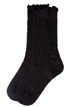 Load image into Gallery viewer, Pointelle Ruffle Sock