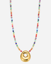 Load image into Gallery viewer, Rainbow Bubble Letter Necklace