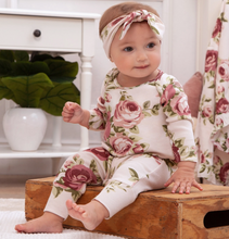 Load image into Gallery viewer, Cabbage Rose Romper