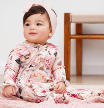 Load image into Gallery viewer, Pink Floral Romper