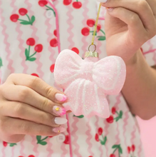 Load image into Gallery viewer, Pink Bow Ornament