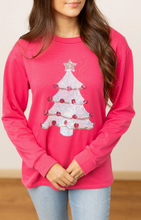 Load image into Gallery viewer, Hot Pink Sequin Christmas
