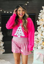 Load image into Gallery viewer, Hot Pink Sequin Christmas