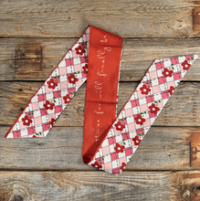 Load image into Gallery viewer, Red Floral Scarf