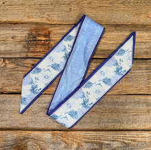 Load image into Gallery viewer, Blue Ribbon Scarf