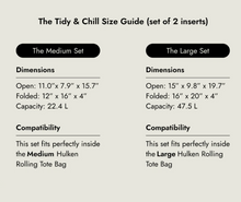 Load image into Gallery viewer, Hulken Tidy & Chill Large Insert Set