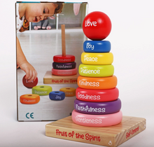 Load image into Gallery viewer, Fruit of the Spirit Stacking Puzzle