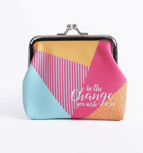 Load image into Gallery viewer, Be The Change Coin Purse