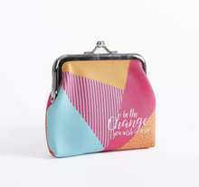 Load image into Gallery viewer, Be The Change Coin Purse