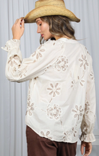 Load image into Gallery viewer, Embroidered Floral Top
