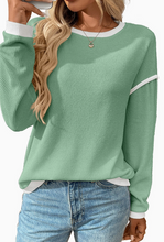 Load image into Gallery viewer, Green Knit Top