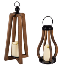 Load image into Gallery viewer, Wooden Lantern