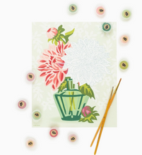 Load image into Gallery viewer, Dahlias Paint by Number Kit