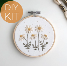 Load image into Gallery viewer, Daisies Embroidery Kit