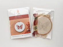 Load image into Gallery viewer, Butterfly Embroidery Kit