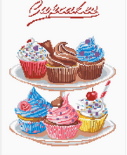 Load image into Gallery viewer, Cupcake Diamond Art