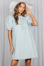 Load image into Gallery viewer, Ruffled Blue Dress