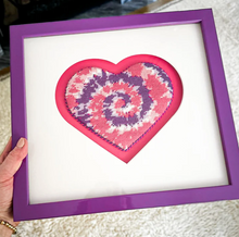 Load image into Gallery viewer, Tie Dye Heart Needlepoint Canvas
