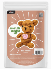 Load image into Gallery viewer, Billy the Bear Crochet Kit