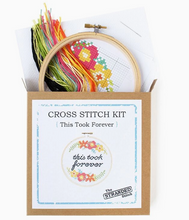 Load image into Gallery viewer, Took Forever Cross Stitch Kit