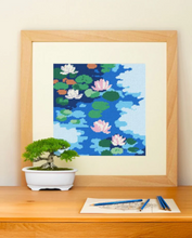 Load image into Gallery viewer, Monet's Water Lilies Needlepoint Kit