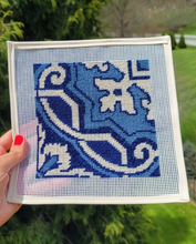 Load image into Gallery viewer, Portuguese Tile Needlepoint Kit