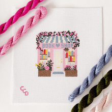 Load image into Gallery viewer, Book Shop Needlepoint Canvas