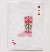 Load image into Gallery viewer, Cowgirl Boot Needlepoint Canvas