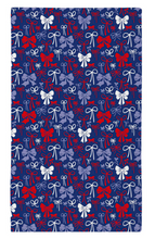 Load image into Gallery viewer, Red White & Blooms Hand Towel Set