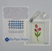 Load image into Gallery viewer, Tulips Needlepoint Canvas Kit