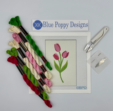 Load image into Gallery viewer, Tulips Needlepoint Canvas Kit