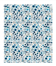 Load image into Gallery viewer, Botanical Blue Blanket