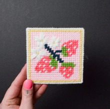 Load image into Gallery viewer, Strawberry Patch Needlepoint Kit