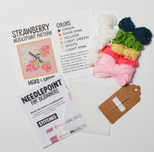 Load image into Gallery viewer, Strawberry Patch Needlepoint Kit