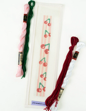 Load image into Gallery viewer, Cherry Key Fob Needlepoint Canvas Kit