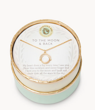 Load image into Gallery viewer, To The Moon and Back Boxed Necklace