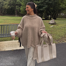 Load image into Gallery viewer, Case-Mate Latte Gingham Bow Jelly Tote