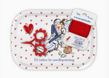 Load image into Gallery viewer, I’d Rather Be Needlepointing Tray