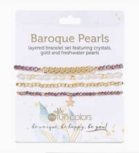 Load image into Gallery viewer, Baroque Pearl Bracelet Set