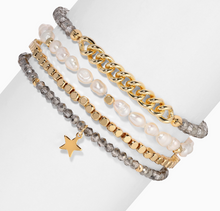 Load image into Gallery viewer, Baroque Pearl Bracelet Set