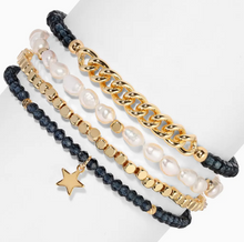 Load image into Gallery viewer, Baroque Pearl Bracelet Set