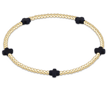 Load image into Gallery viewer, Enewton Signature Cross Gold Pattern 2mm Bead Bracelet