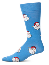 Load image into Gallery viewer, Men's Retro Santa Socks