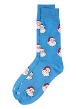 Load image into Gallery viewer, Men's Retro Santa Socks