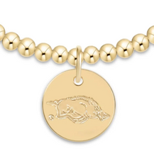 Load image into Gallery viewer, Ecollegiate Classic Gold 3mm Bracelet - University of Arkansas