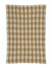 Load image into Gallery viewer, Gingham Cotton Weave Tea Towel